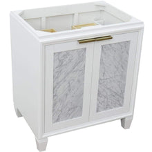 Load image into Gallery viewer, Bellaterra Home Vanity BellaTerra Home 30&quot; Single sink vanity in White finish - cabinet only 400990-30-WH