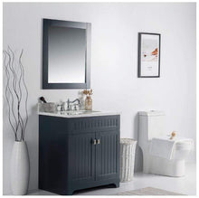 Load image into Gallery viewer, Bellaterra Home Vanity BellaTerra Home 30&quot; Single Vanity-Dark Gray- Cabinet Only 77615-DG