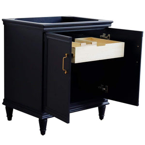 Bellaterra Home Vanity BellaTerra Home 30" Single vanity in Blue finish- cabinet only 400800-30-BU