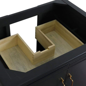 Bellaterra Home Vanity BellaTerra Home 30" Single vanity in Dark Gray finish- Cabinet only 400800-30-DG