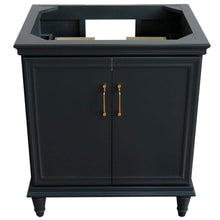 Load image into Gallery viewer, Bellaterra Home Vanity BellaTerra Home 30&quot; Single vanity in Dark Gray finish- Cabinet only 400800-30-DG