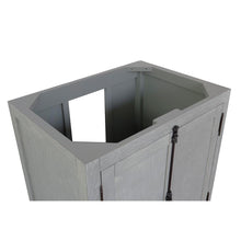 Load image into Gallery viewer, Bellaterra Home Vanity BellaTerra Home 30&quot; Single vanity in Gray Ash finish - cabinet only 400100-GYA