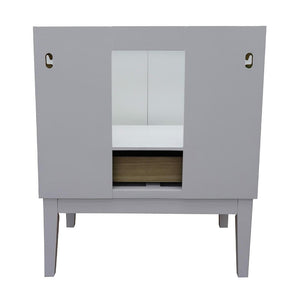 Bellaterra Home Vanity BellaTerra Home 30" Single vanity in White finish - cabinet only 400400-WH