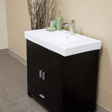 Load image into Gallery viewer, Bellaterra Home Vanity BellaTerra Home 31.5 in Single Sink Vanity-Wood-Black 203107-S