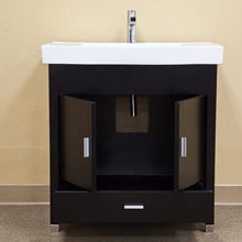 Load image into Gallery viewer, Bellaterra Home Vanity BellaTerra Home 31.5 in Single Sink Vanity-Wood-Black 203107-S