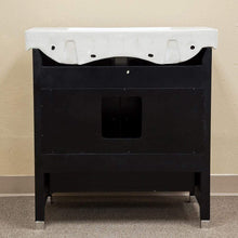 Load image into Gallery viewer, Bellaterra Home Vanity BellaTerra Home 31.5 in Single Sink Vanity-Wood-Black 203107-S
