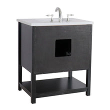 Load image into Gallery viewer, Bellaterra Home Vanity BellaTerra Home 31 in Single sink Vanity-Wood-Espresso-White Quartz 203054A-ES