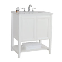 Load image into Gallery viewer, Bellaterra Home Vanity BellaTerra Home 31 in Single Sink Vanity-Wood-White Quartz 203054A-WH