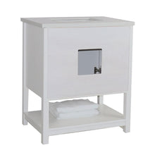 Load image into Gallery viewer, Bellaterra Home Vanity BellaTerra Home 31 in Single Sink Vanity-Wood-White Quartz 203054A-WH