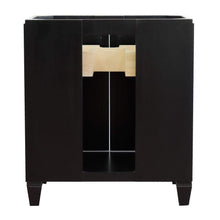Load image into Gallery viewer, Bellaterra Home Vanity BellaTerra Home 31&quot; Single sink vanity in Black finish with Gray granite with rectangle sink 400990-31-BL-GYR