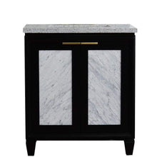 Load image into Gallery viewer, Bellaterra Home Vanity BellaTerra Home 31&quot; Single sink vanity in Black finish with Gray granite with rectangle sink 400990-31-BL-GYR