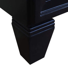 Load image into Gallery viewer, Bellaterra Home Vanity BellaTerra Home 31&quot; Single sink vanity in Black finish with White carrara marble with round sink 400990-31-BL-WMRD