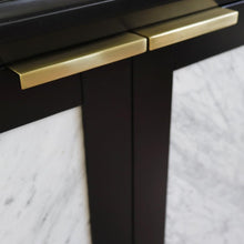 Load image into Gallery viewer, Bellaterra Home Vanity BellaTerra Home 31&quot; Single sink vanity in Black finish with White carrara marble with round sink 400990-31-BL-WMRD