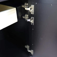 Load image into Gallery viewer, Bellaterra Home Vanity BellaTerra Home 31&quot; Single sink vanity in Black finish with White quartz with oval sink 400990-31-BL-WEO