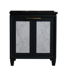 Load image into Gallery viewer, Bellaterra Home Vanity BellaTerra Home 31&quot; Single sink vanity in Dark Gray finish with Black galaxy granite with oval sink 400990-31-DG-BGO