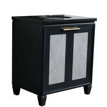Load image into Gallery viewer, Bellaterra Home Vanity BellaTerra Home 31&quot; Single sink vanity in Dark Gray finish with Black galaxy granite with oval sink 400990-31-DG-BGO