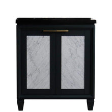 Load image into Gallery viewer, Bellaterra Home Vanity BellaTerra Home 31&quot; Single sink vanity in Dark Gray finish with Black galaxy granite with rectangle sink 400990-31-DG-BGR