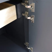 Load image into Gallery viewer, Bellaterra Home Vanity BellaTerra Home 31&quot; Single sink vanity in Dark Gray finish with Black galaxy granite with rectangle sink 400990-31-DG-BGR