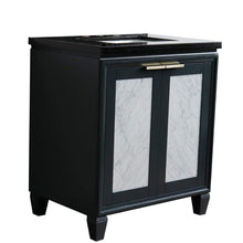 Load image into Gallery viewer, Bellaterra Home Vanity BellaTerra Home 31&quot; Single sink vanity in Dark Gray finish with Black galaxy granite with rectangle sink 400990-31-DG-BGR