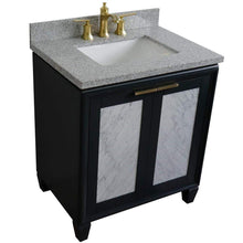 Load image into Gallery viewer, Bellaterra Home Vanity BellaTerra Home 31&quot; Single sink vanity in Dark Gray finish with Gray granite with rectangle sink 400990-31-DG-GYR