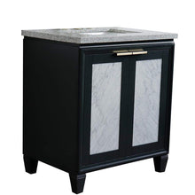 Load image into Gallery viewer, Bellaterra Home Vanity BellaTerra Home 31&quot; Single sink vanity in Dark Gray finish with Gray granite with rectangle sink 400990-31-DG-GYR