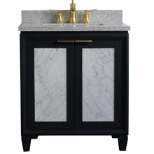 Load image into Gallery viewer, Bellaterra Home Vanity BellaTerra Home 31&quot; Single sink vanity in Dark Gray finish with Gray granite with rectangle sink 400990-31-DG-GYR
