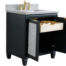 Load image into Gallery viewer, Bellaterra Home Vanity BellaTerra Home 31&quot; Single sink vanity in Dark Gray finish with Gray granite with rectangle sink 400990-31-DG-GYR