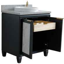 Load image into Gallery viewer, Bellaterra Home Vanity BellaTerra Home 31&quot; Single sink vanity in Dark Gray finish with Gray granite with round sink 400990-31-DG-GYRD