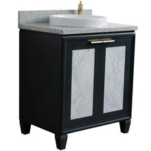 Load image into Gallery viewer, Bellaterra Home Vanity BellaTerra Home 31&quot; Single sink vanity in Dark Gray finish with Gray granite with round sink 400990-31-DG-GYRD