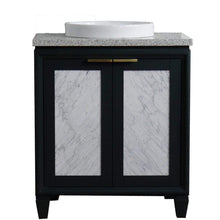 Load image into Gallery viewer, Bellaterra Home Vanity BellaTerra Home 31&quot; Single sink vanity in Dark Gray finish with Gray granite with round sink 400990-31-DG-GYRD