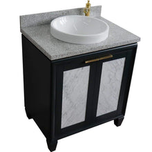 Load image into Gallery viewer, Bellaterra Home Vanity BellaTerra Home 31&quot; Single sink vanity in Dark Gray finish with Gray granite with round sink 400990-31-DG-GYRD