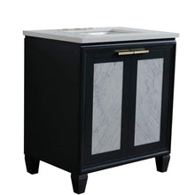 Load image into Gallery viewer, Bellaterra Home Vanity BellaTerra Home 31&quot; Single sink vanity in Dark Gray finish with White quartz with rectangle sink 400990-31-DG-WER