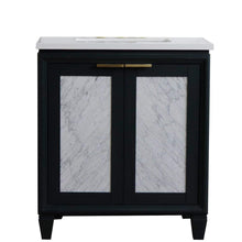 Load image into Gallery viewer, Bellaterra Home Vanity BellaTerra Home 31&quot; Single sink vanity in Dark Gray finish with White quartz with rectangle sink 400990-31-DG-WER