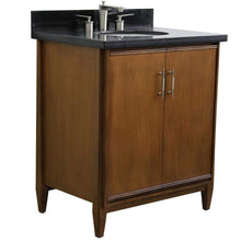 Load image into Gallery viewer, Bellaterra Home Vanity BellaTerra Home 31&quot; Single sink vanity in Walnut finish with Black galaxy granite with oval sink 400901-31-WA-BGO