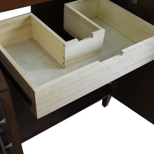 Load image into Gallery viewer, Bellaterra Home Vanity BellaTerra Home 31&quot; Single sink vanity in Walnut finish with White carrara marble with rectangle sink 400901-31-WA-WMR