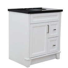 Load image into Gallery viewer, Bellaterra Home Vanity BellaTerra Home 31&quot; Single Sink Vanity in White Finish with Black Galaxy Granite with Oval Sink 400700-31-WH-BGO