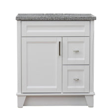 Load image into Gallery viewer, Bellaterra Home Vanity BellaTerra Home 31&quot; Single Sink Vanity in White Finish with Gray Granite with Oval Sink 400700-31-WH-GYO