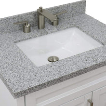 Load image into Gallery viewer, Bellaterra Home Vanity BellaTerra Home 31&quot; Single Sink Vanity in White Finish with Gray Granite with Rectangle Sink 400700-31-WH-GYR