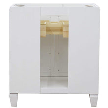 Load image into Gallery viewer, Bellaterra Home Vanity BellaTerra Home 31&quot; Single sink vanity in White finish with White carrara marble with rectangle sink  400990-31-WH-WMR