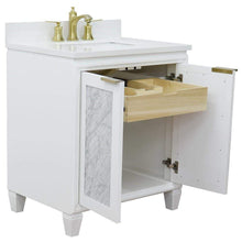 Load image into Gallery viewer, Bellaterra Home Vanity BellaTerra Home 31&quot; Single sink vanity in White finish with White quartz with rectangle sink 400990-31-WH-WER