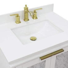 Load image into Gallery viewer, Bellaterra Home Vanity BellaTerra Home 31&quot; Single sink vanity in White finish with White quartz with rectangle sink 400990-31-WH-WER