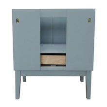 Load image into Gallery viewer, Bellaterra Home Vanity BellaTerra Home 31&quot; Single vanity in Aqua Blue finish with Black Galaxy top and Oval Sink 400400-AB-BGO