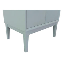Load image into Gallery viewer, Bellaterra Home Vanity BellaTerra Home 31&quot; Single vanity in Aqua Blue finish with White Carrara top and Round Sink 400400-AB-WMRD