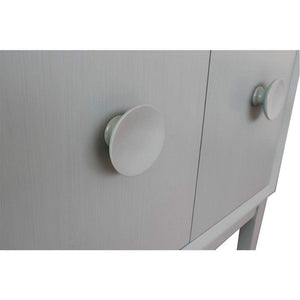 Bellaterra Home Vanity BellaTerra Home 31" Single vanity in Aqua Blue finish with White Quartz top and Round Sink 400400-AB-WERD