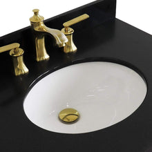 Load image into Gallery viewer, Bellaterra Home Vanity BellaTerra Home 31&quot; Single vanity in Blue finish with Black galaxy and oval sink 400800-31-BU-BGO