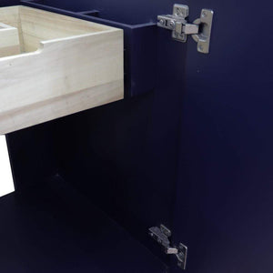 Bellaterra Home Vanity BellaTerra Home 31" Single vanity in Blue finish with Gray granite and oval sink 400800-31-BU-GYO