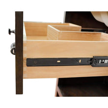Load image into Gallery viewer, Bellaterra Home Vanity BellaTerra Home 31&quot; Single vanity in Brown Ash finish with Black Galaxy top and Oval Sink 400101-BA-BGO
