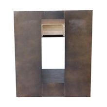 Load image into Gallery viewer, Bellaterra Home Vanity BellaTerra Home 31&quot; Single vanity in Brown Ash finish with White Quartz top and Rectangle Sink 400101-BA-WER