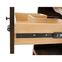 Load image into Gallery viewer, Bellaterra Home Vanity BellaTerra Home 31&quot; Single vanity in Brown Ash finish with White Quartz top and Rectangle Sink 400101-BA-WER