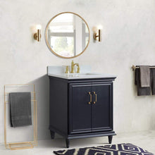 Load image into Gallery viewer, Bellaterra Home Vanity BellaTerra Home 31&quot; Single vanity in Dark Gray finish with White quartz and rectangle sink 400800-31-DG-WER